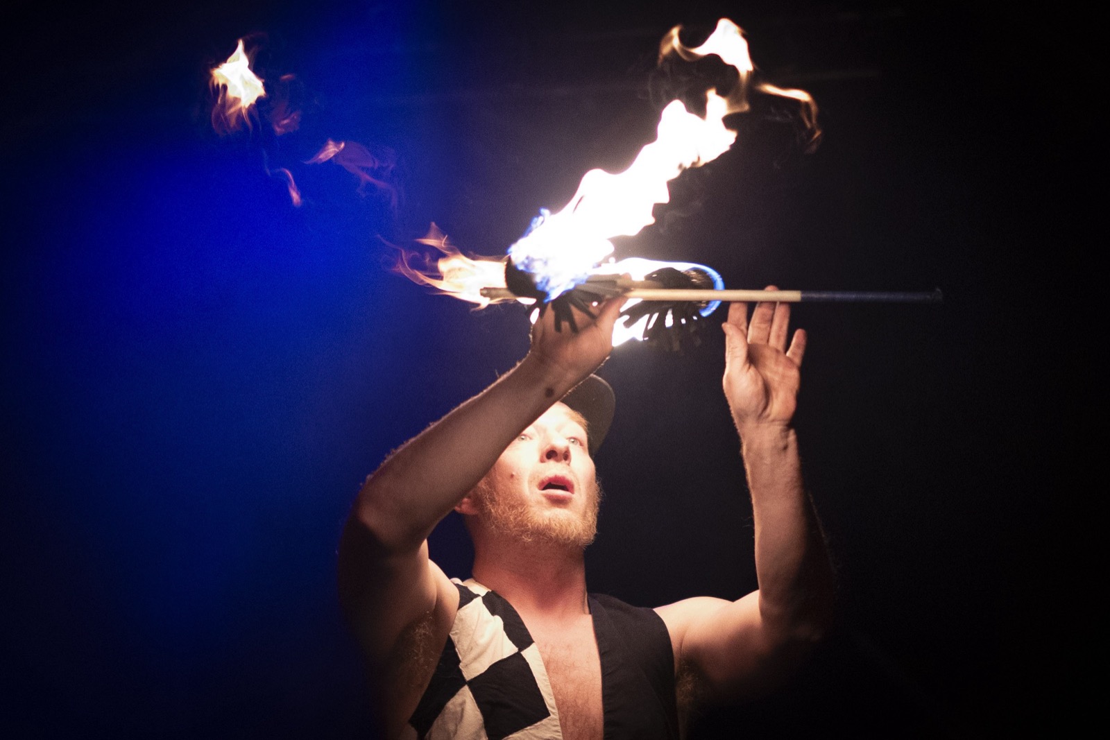 Mouse fire performance at Dante's Sinferno
