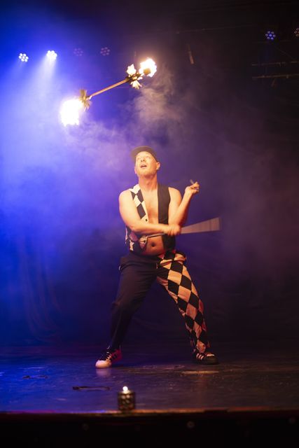 Mouse, fire performance at Dante's Sinferno — frame 24